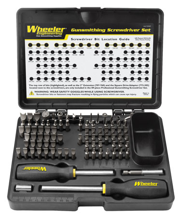 [661120621942] Wheeler 562194 Deluxe Gunsmithing Screwdriver Set 89 Pieces