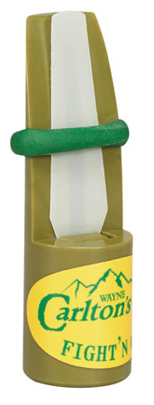 [021291700370] Wayne Carlton's Calls WCC-70037 Fight'N Cow  Open Call Cow Sounds Attracts Elk Green Plastic