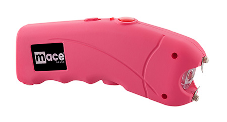 [843925008146] Mace 80814 Ergo Stun Gun w/ Holder Pink Rubber
