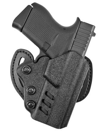 [792695346159] DeSantis Gunhide 042KA8BZ0 Facilitator  OWB Black Kydex Belt Slide Fits Glock 43/43X Right Hand