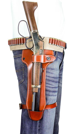 [792695357919] DeSantis Gunhide 181TJ01Z0 Mare's Leg  Leg Tan Leather Fits Heritage Mare's Leg 22LR/22 Mag Ambidextrous