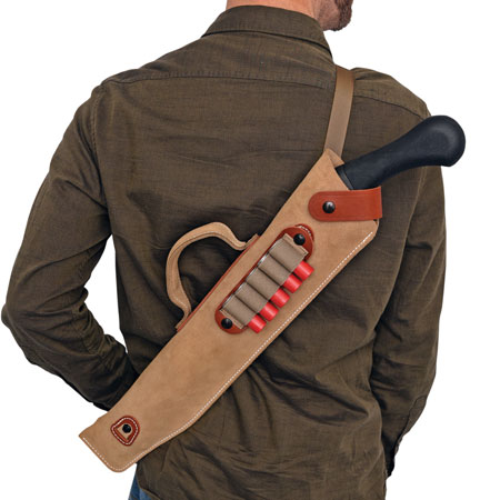 [792695351863] DeSantis Gunhide A88NJG2Z0 Kurz Shotgun Scabbard Natural Leather 14"