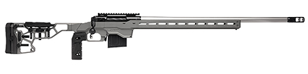 [011356575616] Savage Arms 57561 110 Elite Precision 300 PRC 30" 5+1 Matte Black/ Gray Cerakote/Black Polymer/Optic Ready *Self timing taper aligned muzzlebrake (Short Action Calibers Only)