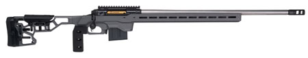 [011356575616] Savage Arms 57561 110 Elite Precision 300 PRC 30" 5+1 Matte Black/ Gray Cerakote/Black Polymer/Optic Ready *Self timing taper aligned muzzlebrake (Short Action Calibers Only)