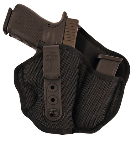 [792695355496] DeSantis Gunhide M89BAD6Z0 Inner Piece 2.0 AIWB Black Ballistic Nylon Belt Clip Compatible w/Glock 42/Colt Officer/Kel-Tec P-11 Right Hand