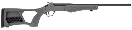 [754908233007] Rossi SSP1GRAY Tuffy Single Shot Youth 410 Gauge Break Open 3" 1rd 18.50" Matte Black Barrel, Matte Black Steel Receiver, Gray Synthetic Thumbhole Stock w/Shell Holder, Right Hand