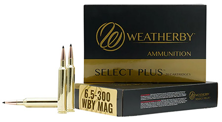 [747115445530] Weatherby R653156EH Select Plus  6.5-300WthbyMag 156gr Berger Extreme Outer Limits Elite 20 Per Box/10 Case