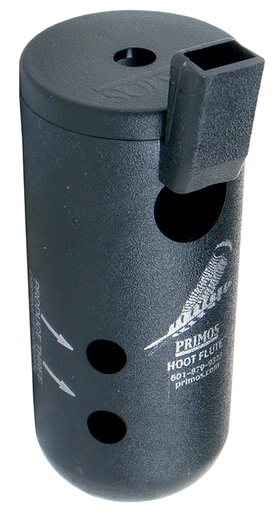 [010135003142] Primos 314 Hoot Flute  Open Call Owl/Turkey Sounds Attracts Turkeys Black Plastic