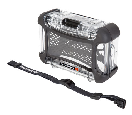 [666365013811] Nanuk 3300011 Nano 330 Clear Polycarbonate w/ PowerClaw Latches Incudes Carry Strap