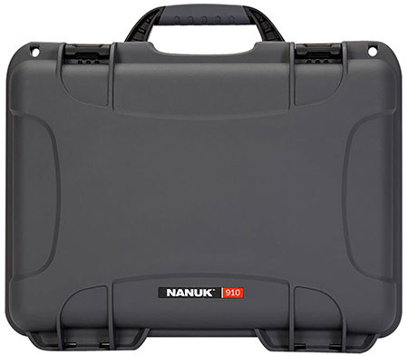 [666365020772] Nanuk 910GLOCK7 910 Glock Compatible 2 Up Pistol Case Graphite Resin w/ Closed-Cell Foam Padding 13.20" L x 9.20" W x 4.10" H Interior Dimensions