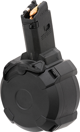 [840815128830] Magpul MAG1035-BLK PMAG  50rd Drum 9mm Luger Fits CZ Scorpion EVO 3 S1 Black Polymer