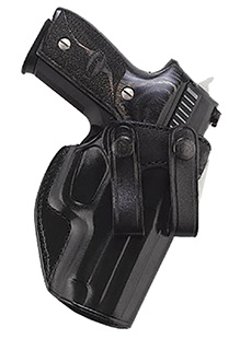[601299189843] Galco SUM226B Summer Comfort  IWB Black Leather Compatible w/ Glock 19X/19 Gen1-5/23 Gen2-5 Belt Loop Mount Right Hand