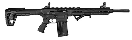 [850023353047] Landor Arms LDLND1171218 AR-Shotgun  12 Gauge Semi-Auto 5+1/2+1 18.50" Black Steel Barrel, Black Steel Receiver, Black Synthetic, Ambidextrous