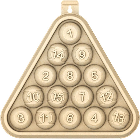 [888151028520] Birchwood Casey 3DTGTPRT Pool Rack  15.75" H x 15.75" W x 2.25" D 3D Tan 3 Per Pack