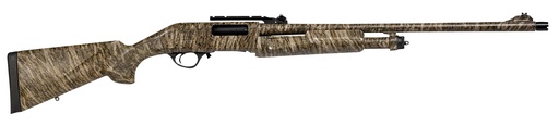 [817461015500] Escort HEFH1224TRBL Field Hunter Turkey Full Size 12 Gauge Pump 3" 4+1 24" Mossy Oak Bottomland Steel Barrel, Grooved Aluminum Receiver, Fixed Mossy Oak Bottomland Synthetic Stock, Right Hand