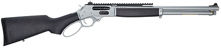 [619835100160] Henry H010GAWP Side Gate All Weather Full Size 45-70 Gov 4+1 18.43" Hard Chrome Plated Steel Barrel, Satin Hard Chrome Steel Receiver, Stained Hardwood Stock Right Hand