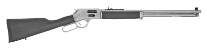 [619835200297] Henry H012GCAW Big Boy All Weather Side Gate Full Size 45 Colt (Long Colt) 10+1 20" Hard Chrome Plated Steel Barrel, Satin Hard Chrome Steel Receiver, Stained Hardwood Wood Stock Right Hand