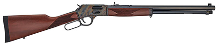 [619835200310] Henry H012GCCC Big Boy Side Gate Full Size 45 Colt (Long Colt) 10+1 20" Blued Octagon Barrel, Color Case Hardened Steel Drilled  &  Tapped Receiver, American Walnut Fixed Stock, Right Hand