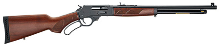 [619835500069] Henry H018G410R Side Gate  Full Size 410 Bore Lever 2.50" 6+1 19.75" Blued Steel Barrel, Blued Drilled  &  Tapped Steel Receiver, Fixed American Walnut Stock, Right Hand