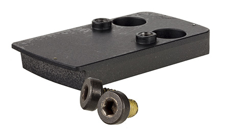 [719307616455] Trijicon AC32092 Adapter Plate  Matte Black Steel, Fits Springfield Hellcat OSP/S&W M & P Shield C.O.R.E, RMSc Footprint Mount