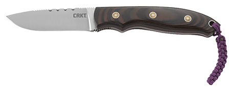 [794023286106] CRKT 2861 Hunt'N Fisch  2.99" Fixed Plain Satin 9Cr18MoV SS Blade/Multi-Color G10 Handle Includes Lanyard/Sheath