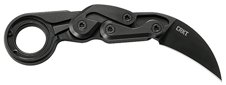[794023404203] CRKT 4042 Provoke First Responder 2.41" Folding Plain Black TiN D2 Steel Blade/Black Aluminum Handle Includes Sheath