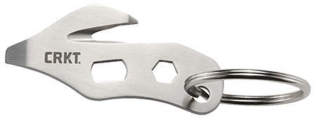 [794023205503] CRKT 2055 K.E.R.T.  Silver 8Cr13MoV SS Fixed 2.48" Long 8Cr13MoV SS Plain