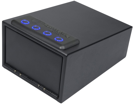 [672352012446] Bulldog BD4030L Magnum LED Quick Vault Access Code/Key Entry Black Powder Coat Steel