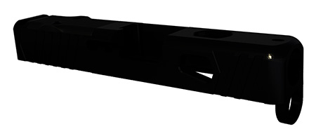 [788130027547] Rival Arms RA10G604A Precision Slide A1 fits Glock 26 Gen3-4 Docter Cut Black QPQ Case Hardened 17-4 Stainless Steel
