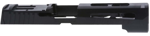 [788130031209] Rival Arms RA10P402A Optic Ready Slide A1 Sig P320 Full Size Docter Cut QPQ Black 416R Stainless Steel