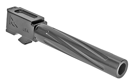 [788130029909] Rival Arms RA20G103D Precision Match Grade 9mm Luger Compatible w/Glock 17 Gen5, 4.49" Fluted PVD Stainless Steel
