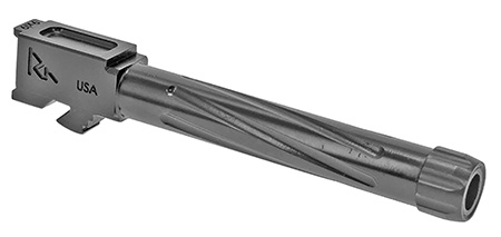 [788130029923] Rival Arms RA20G104D Precision V1 Match Grade 9mm Luger Compatible w/Glock 17 Gen5, 4.49" Fluted Threaded PVD Stainless Steel