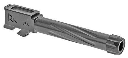 [788130029992] Rival Arms RA20G204D Precision V1 Match Grade 9mm Luger Compatible w/Glock 19 Gen5 4.02" Fluted Threaded PVD Stainless Steel