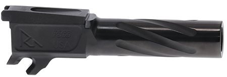 [788130031322] Rival Arms RA20P002A Precision Match Grade 9mm Luger 3.10" Fluted Threaded Black PVD Steel, Fits Sig P365