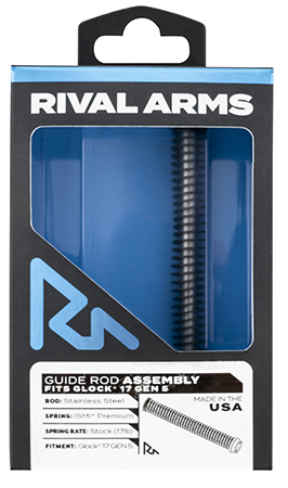 [788130031612] Rival Arms RA50G121S Guide Rod Assembly  Silver Stainless Steel for Glock 17 Gen5