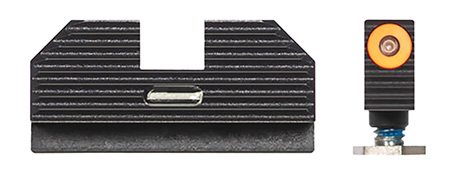 [810116036172] Night Fision GLK001010OGXG Official Costa Ludus Night Sights  Green Tritium Orange Outline Front Sight-Green Tritium Bar Rear Sight Glock 17/17L/17MOS/19