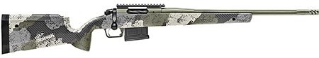 [706397939120] Springfield Armory BAW920308G Model 2020 WayPoint  308 Win 5+1 Cap 20" Mil-Spec Green Cerakote Rec/Barrel Evergreen Camo Carbon Fiber Hybrid Profile with M-LOK Stock Right Hand (Full Size)