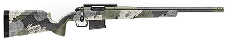[706397939199] Springfield Armory BAW9206CMCFG 2020 WayPoint  6mm Creedmoor 5+1 20" CF Evergreen Camo Hybrid Profile w/M-LOK Stock Mil-Spec Green Cerakote Right Hand