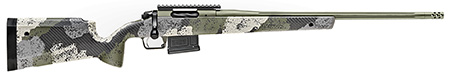 [706397939168] Springfield Armory BAW92265CMG Model 2020 WayPoint  6.5 Creedmoor 5+1 Cap 22" Mil-Spec Green Cerakote Rec/Barrel Evergreen Camo Carbon Fiber Hybrid Profile with M-LOK Stock Right Hand (Full Size)