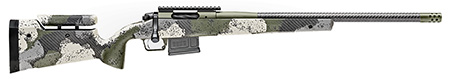 [706397939533] Springfield Armory BAW92265CMCFGA 2020 WayPoint  6.5 Creedmoor 5+1 22" CF Evergreen Camo Hybrid Profile w/Adj Cheek Comb  &  M-LOK Stock Mil-Spec Green Cerakote Right Hand