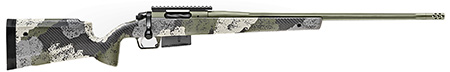 [706397939144] Springfield Armory BAW92465PRCG Model 2020 WayPoint  6.5 PRC 3+1 Cap 24" Mil-Spec Green Cerakote Rec/Barrel Evergreen Camo Carbon Fiber Hybrid Profile with M-LOK Stock Right Hand (Full Size)