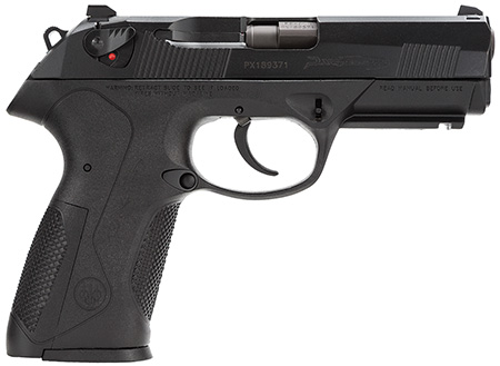 [082442818191] Beretta USA JXF9F21 Px4 Storm  Full Size Frame 9mm Luger 17+1, 4.10" Black Steel Barrel, Black Bruniton Serrated Steel Slide, Black Polymer Frame w/Picatinny Rail, Ambidextrous