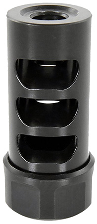 [810131790776] American Precision Arms G2M1230N Gen 2 Micro Bastard Self Timing Brake Black Nitride Stainless Steel with 1/2"-28 tpi Threads, 1.86" OAL,  &  .750" Diameter for 30 Cal AR-Platform  &  Hunting Rifles