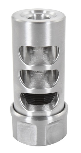 [810131790769] American Precision Arms G2M1230S Gen 2 Micro Bastard Self Timing Brake Stainless Steel with 1/2"-28 tpi Threads, 1.86" OAL  &  .750" Diameter for 30 Cal AR-Platform  &  Hunting Rifles