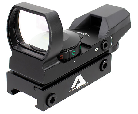 [815879013248] Aim Sports RT4S01 Reflex Sight Special Ops Edition Matte Black 1x 24mm x 34mm Red/Green Multi Reticle