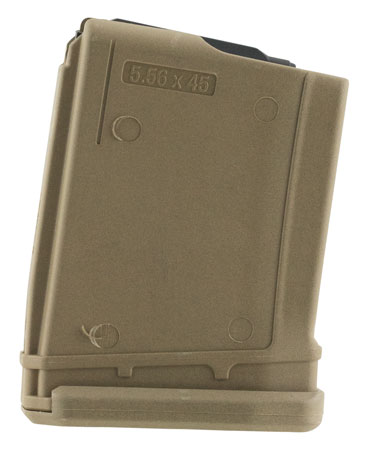 [708279012914] ProMag COL26 Standard  10rd 223 Rem/5.56x45mm Fits AR-15/M16 Desert Tan DuPont Zytel Polymer