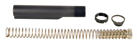 [706612407762] LBE Unlimited MILBUFKTCG Mil-Spec Buffer Tube Kit  6 Position AR-15 Gray