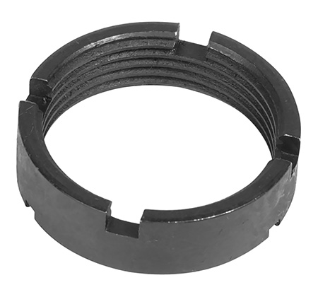 [765857617329] LBE Unlimited ARCNUT Castle Nut  4140 Steel Black Phosphate AR-15