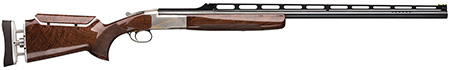 [023614735250] Browning 017087401 BT-99 Max High Grade 12 Gauge 34" 1rd 2.75" Silver Nitride Gloss Oil Black Walnut Fixed Graco Pro Fit Adjustable Buttplate  &  Comb Stock Right Hand (Full Size)