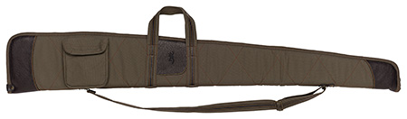 [023614965718] Browning 1415048452 Laredo Shotgun Case Olive w/ Brown Accents Canvas/Leather